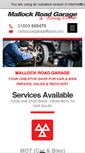 Mobile Screenshot of mallockroadgarage.co.uk